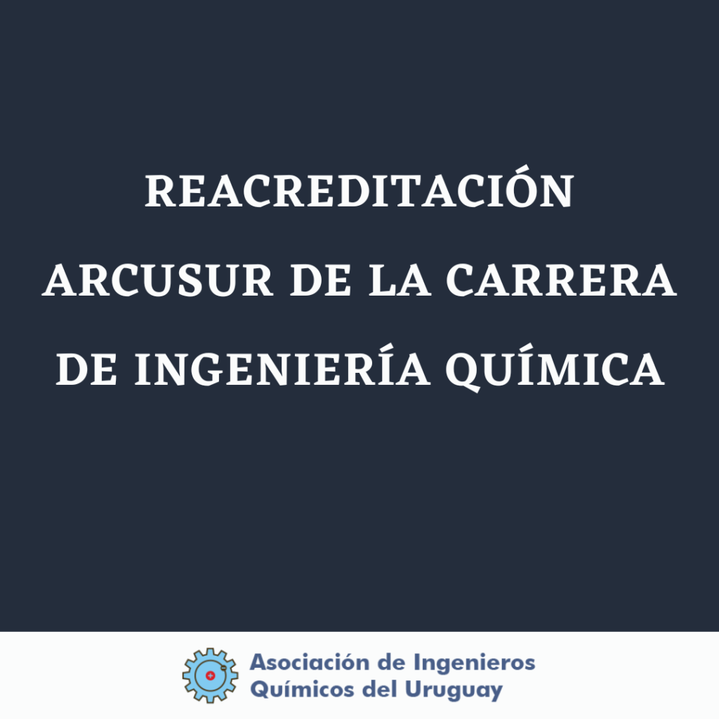 REACREDITACIÓN ARCUSUR DE LA CARRERA